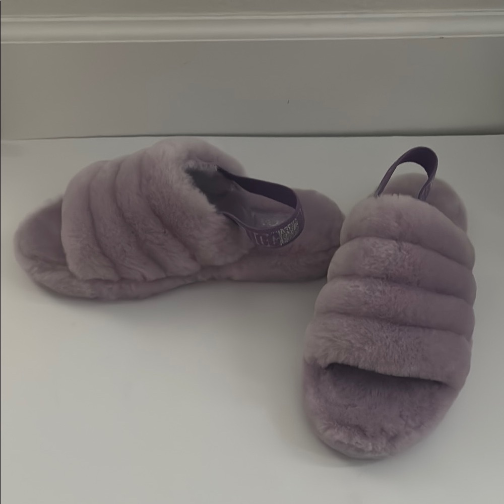 UGG Women's Plush Lavender Slippers